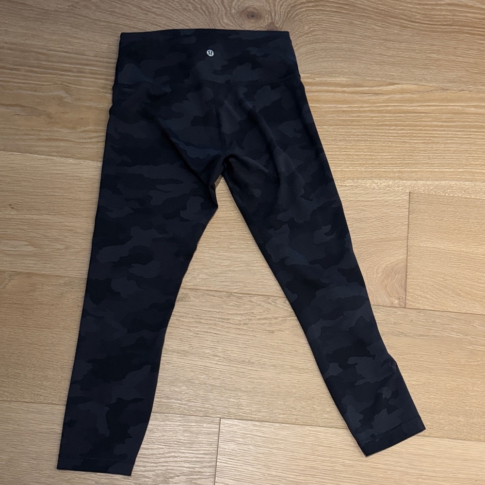lululemon athletica Wunder under black Camouflage Leggings
